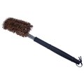 Ghp Group 18 in. Grill Brush with Palmyra Bristles & Stainless Steel Scraper DGLDG18GBP-D
